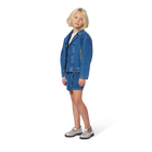 Asymmetrical denim skirt KENZO KIDS 
                    GIRL