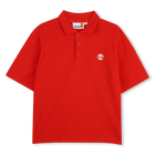 Short sleeve polo, RED, hi-res