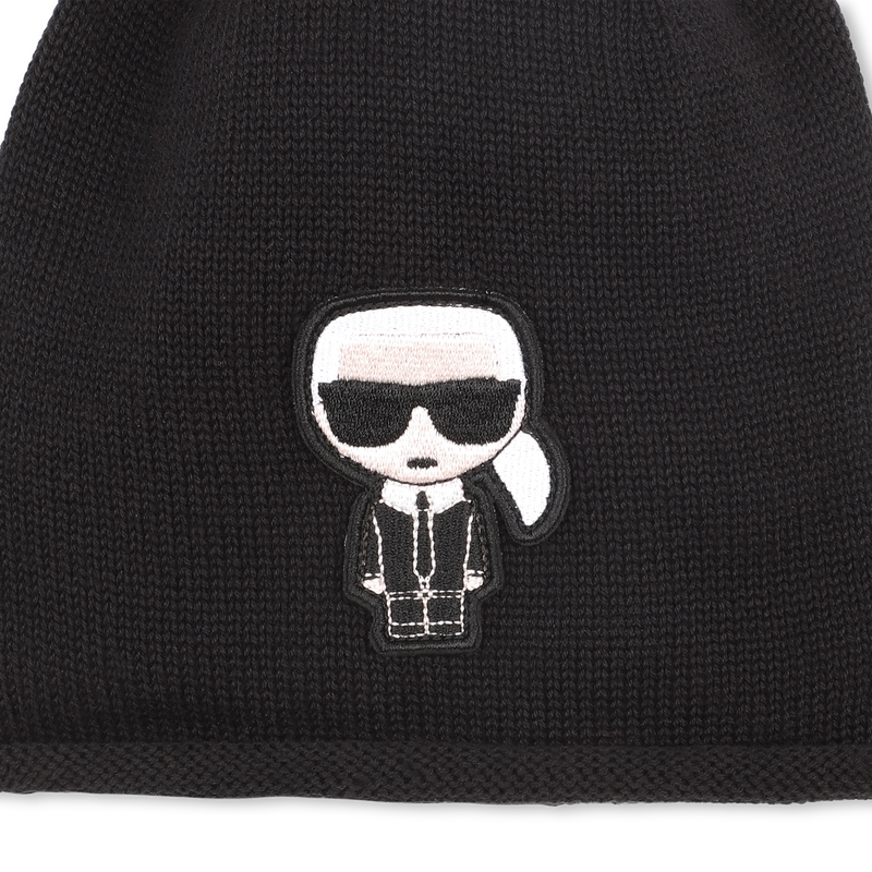 Knitted beanie KARL LAGERFELD KIDS 
                        GIRL
