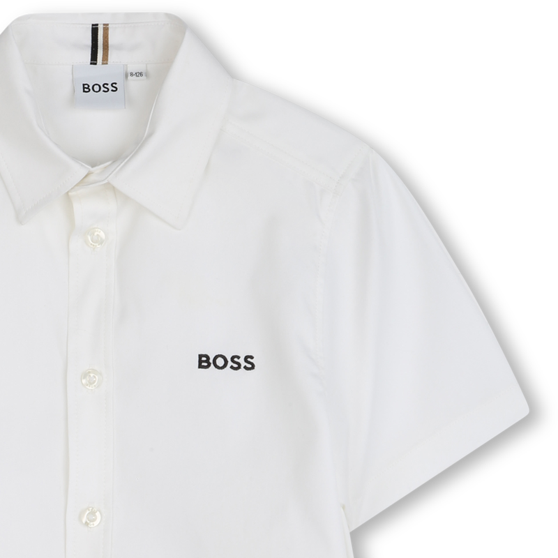 Straight cotton shirt BOSS 
                        BOY