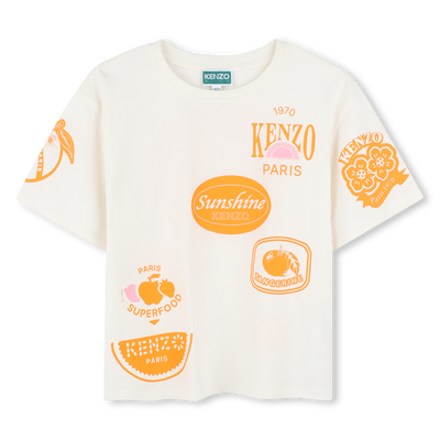 Short-sleeved T-shirt KENZO KIDS GIRL