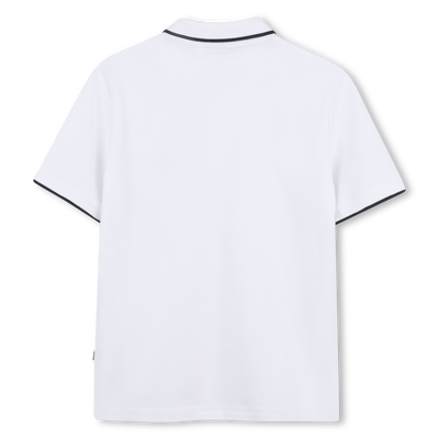 Straight cotton polo shirt BOSS BOY