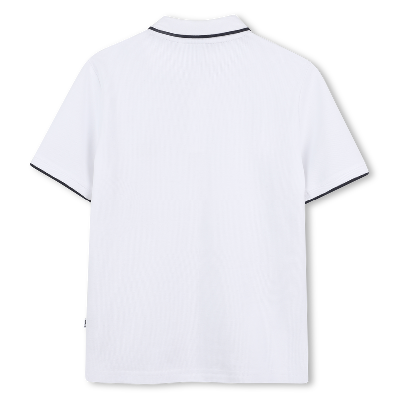 Straight cotton polo shirt BOSS 
                        BOY