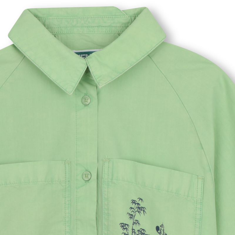 POPLIN SHIRT KENZO KIDS 
                        GIRL