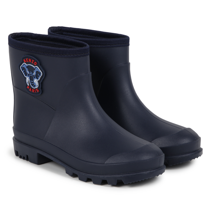 Rainboots with elephant patch KENZO KIDS 
                        UNISEX