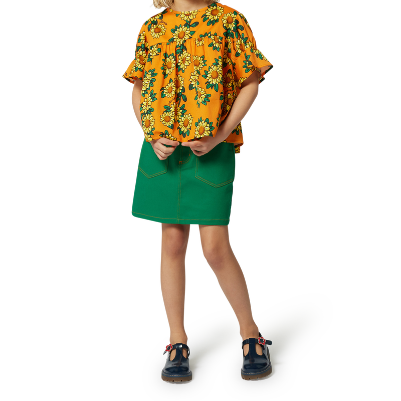 A-line skirt with pockets KENZO KIDS 
                        GIRL