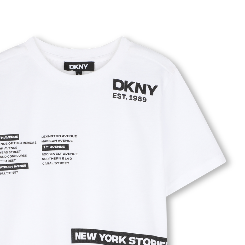 T-SHIRT AND BERMUDA SHORTS SET DKNY 
                        BOY