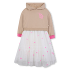 Bi-material dress BILLIEBLUSH 
                    GIRL