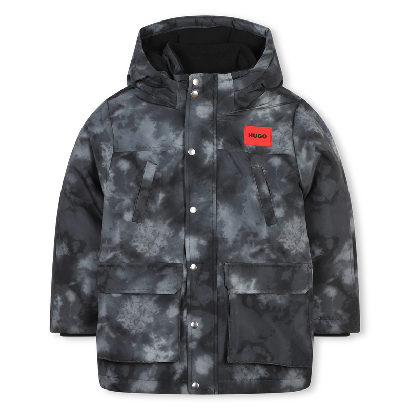 Hooded parka with pockets HUGO 
                        BOY