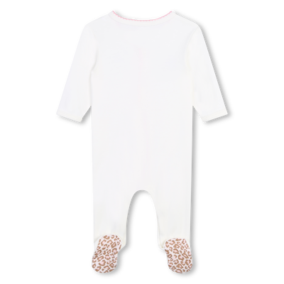 Cotton press stud pyjamas KENZO KIDS GIRL