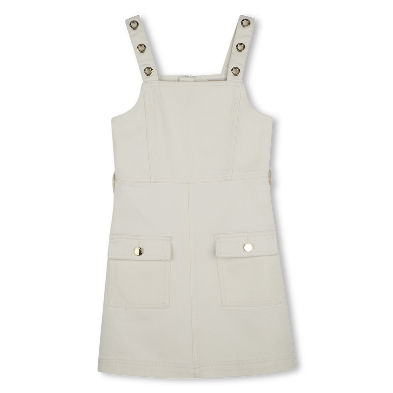 Cotton pinafore dress MICHAEL KORS 
                        GIRL