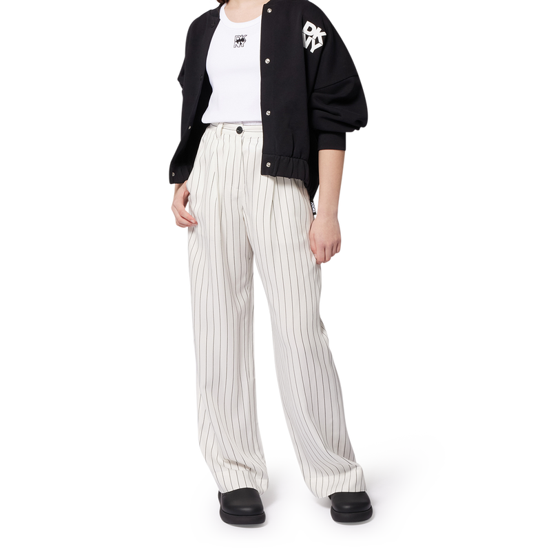 Striped wide-leg trousers DKNY 
                        GIRL