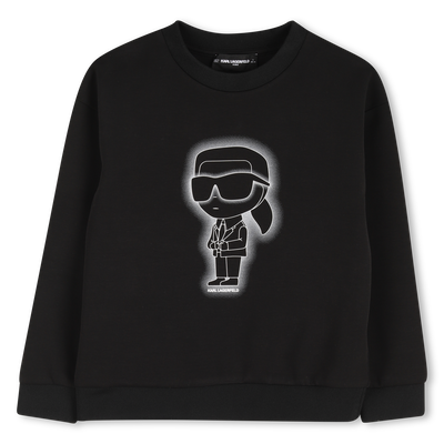 Double jersey sweatshirt KARL LAGERFELD KIDS BOY