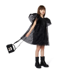 Handbag in fine-grained coated textile KARL LAGERFELD KIDS 
                    GIRL