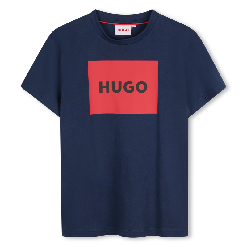 Short-sleeved cotton T-shirt HUGO 
                        BOY