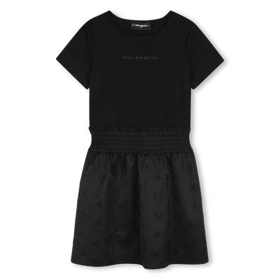 Short-sleeve dress KARL LAGERFELD KIDS GIRL