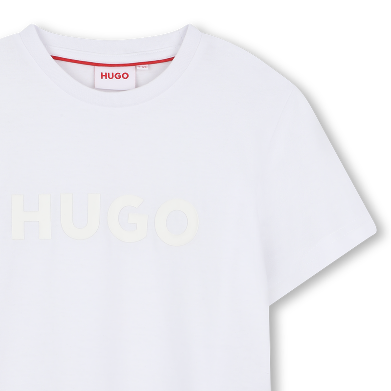 Short-sleeved cotton T-shirt HUGO 
                        BOY