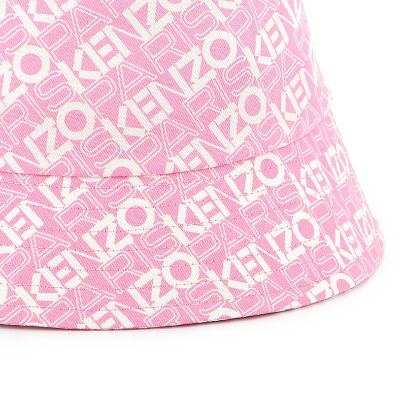 Printed cotton bucket hat KENZO KIDS 
                        UNISEX