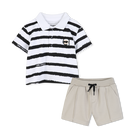 Polo and shorts set KARL LAGERFELD KIDS 
                    BOY