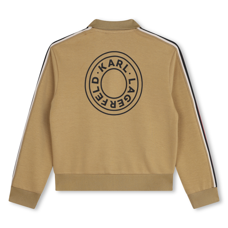 Zip-up jogging cardigan KARL LAGERFELD KIDS 
                        BOY