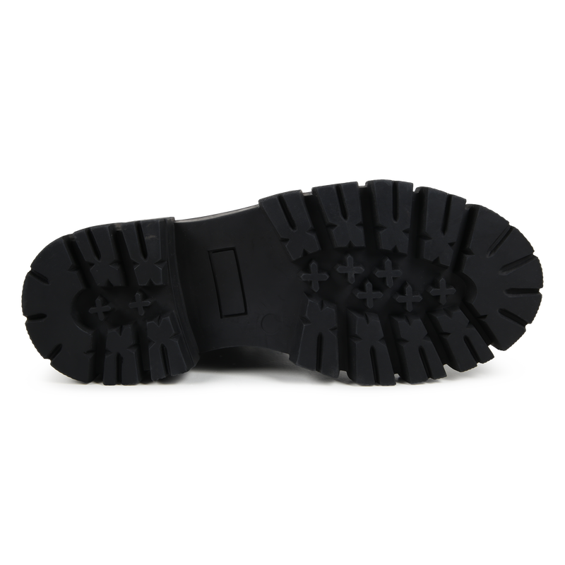 Zip-up leather ankle boots DKNY 
                        GIRL