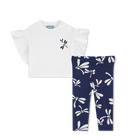 T-shirt and leggings set KENZO KIDS 
                    GIRL