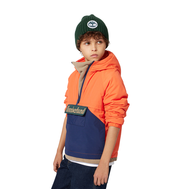 Two-tone hooded windbreaker TIMBERLAND 
                        BOY
