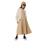 Bi-material long dress DKNY 
                    GIRL