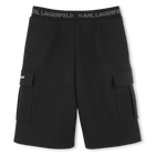 Bermuda shorts with pockets KARL LAGERFELD KIDS 
                    BOY