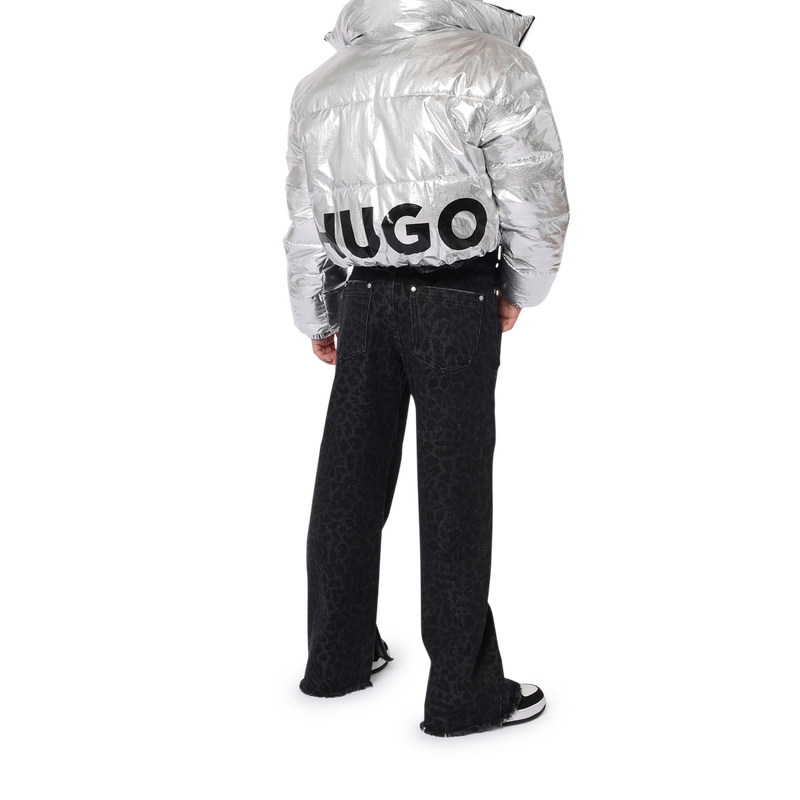 Reversible cropped puffer HUGO 
                        GIRL