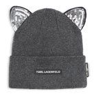 Fancy Ear Knit Hat KARL LAGERFELD KIDS 
                    GIRL