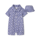Short romper and sun hat set BOSS 
                    BOY