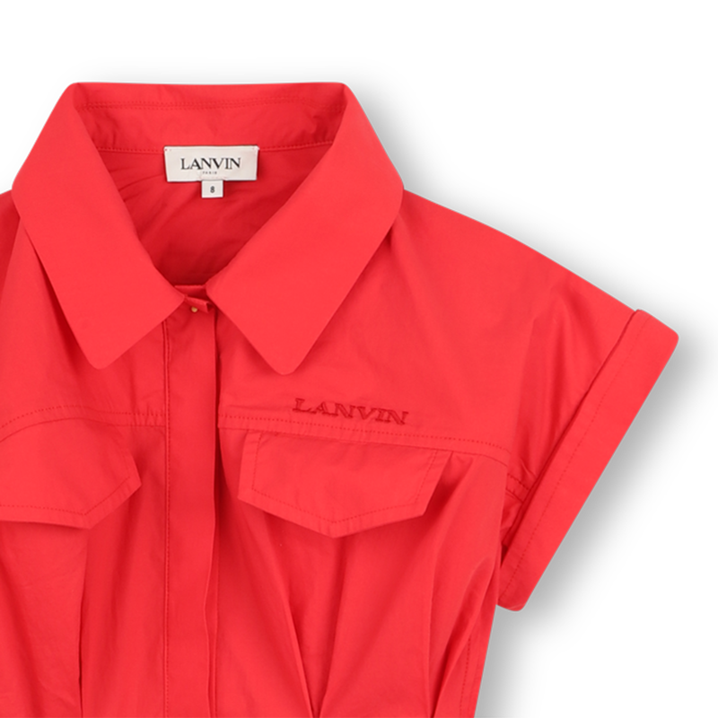 SHIRT DRESS LANVIN 
                        GIRL