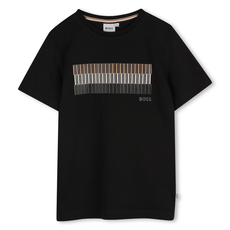 Short-sleeved cotton T-shirt BOSS 
                        BOY
