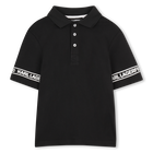 Short-sleeved polo shirt KARL LAGERFELD KIDS 
                    BOY