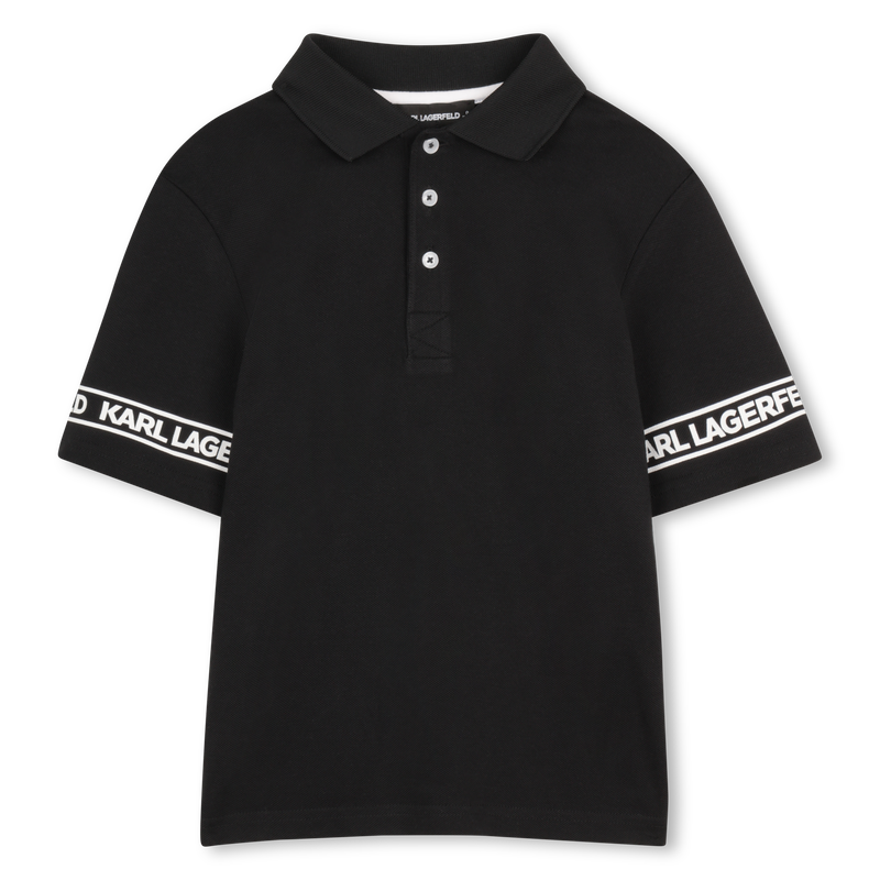 SHORT-SLEEVED POLO SHIRT KARL LAGERFELD KIDS 
                        BOY