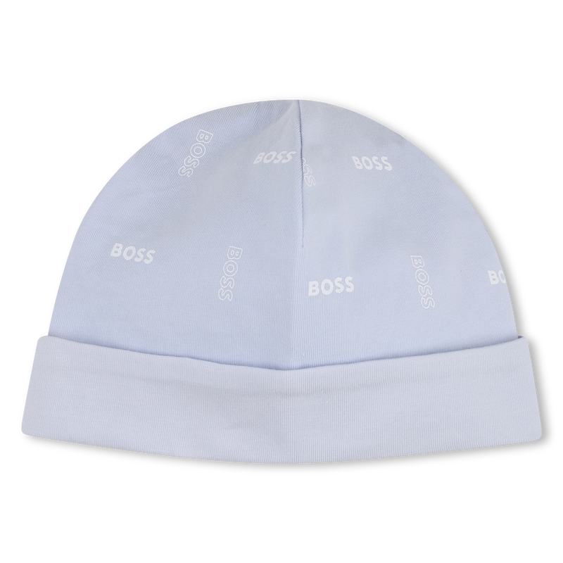 PAJAMA SET + BIB + BEANIE BOSS 
                        BOY