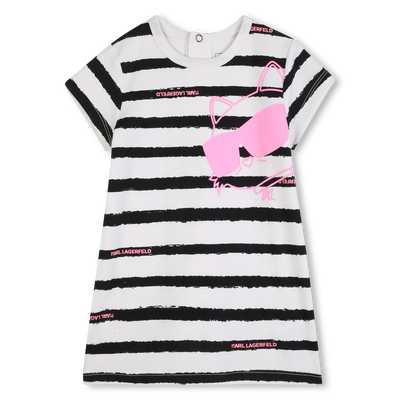 SHORT SLEEVE DRESS KARL LAGERFELD KIDS GIRL