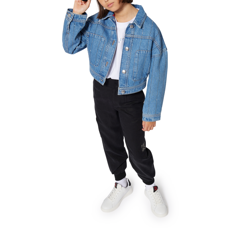 Striped denim jacket HUGO 
                        GIRL