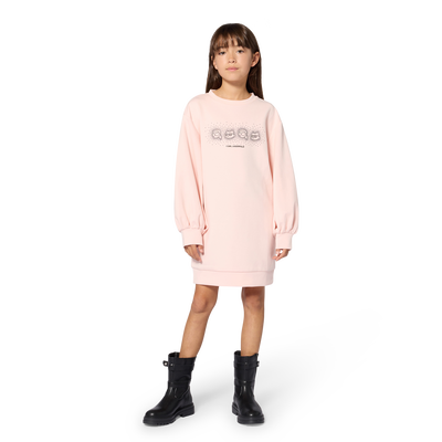 Long Sleeve Dress KARL LAGERFELD KIDS GIRL