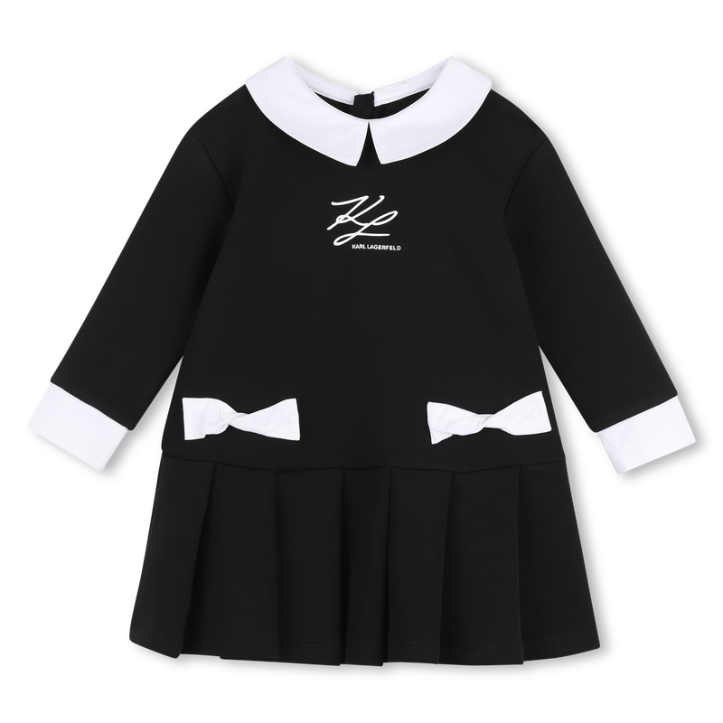Long Sleeve Dress KARL LAGERFELD KIDS 
                        GIRL