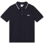 Short sleeve polo, NAVY, hi-res