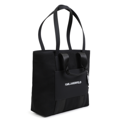 Tote bag with CHOUPETTE tag KARL LAGERFELD KIDS GIRL