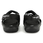 Hook-and-loop leather sandals KARL LAGERFELD KIDS 
                    BOY