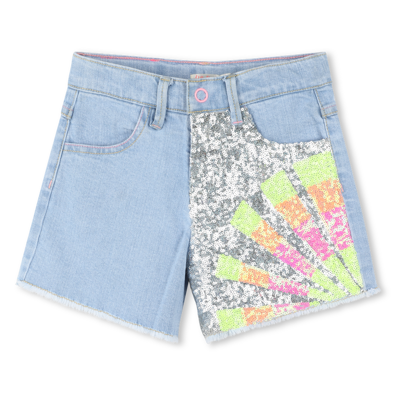 Adjustable denim shorts BILLIEBLUSH 
                        GIRL