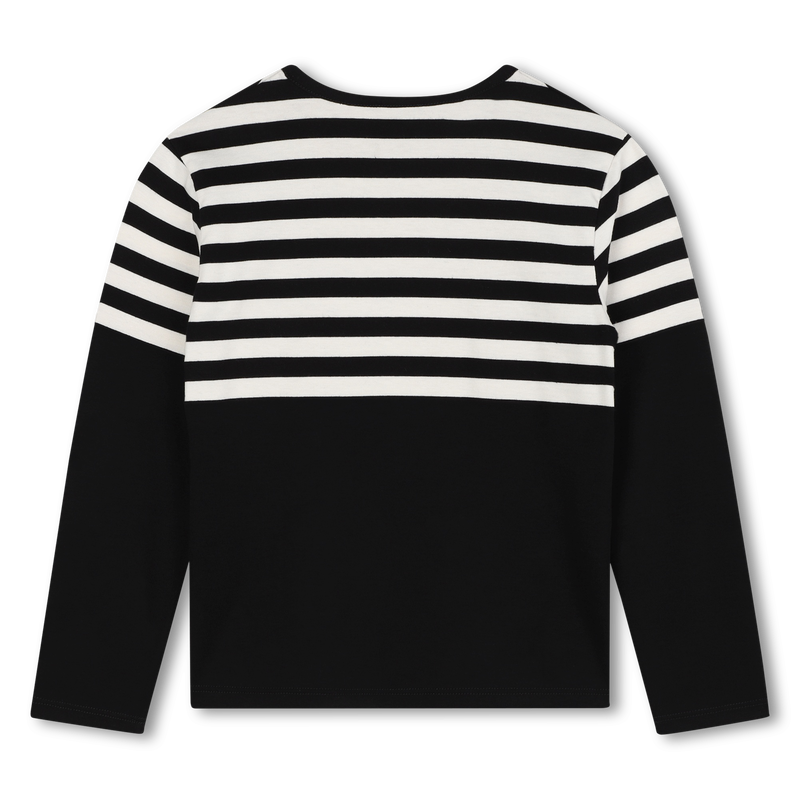 Striped Cotton T-Shirt GIVENCHY 
                        GIRL