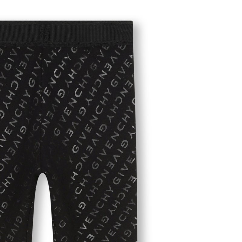 Logo-Print Cotton Leggings GIVENCHY 
                        GIRL
