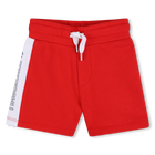 Elasticated waist shorts, RED, hi-res