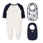 Printed pajamas and two bibs TIMBERLAND 
                    BOY
