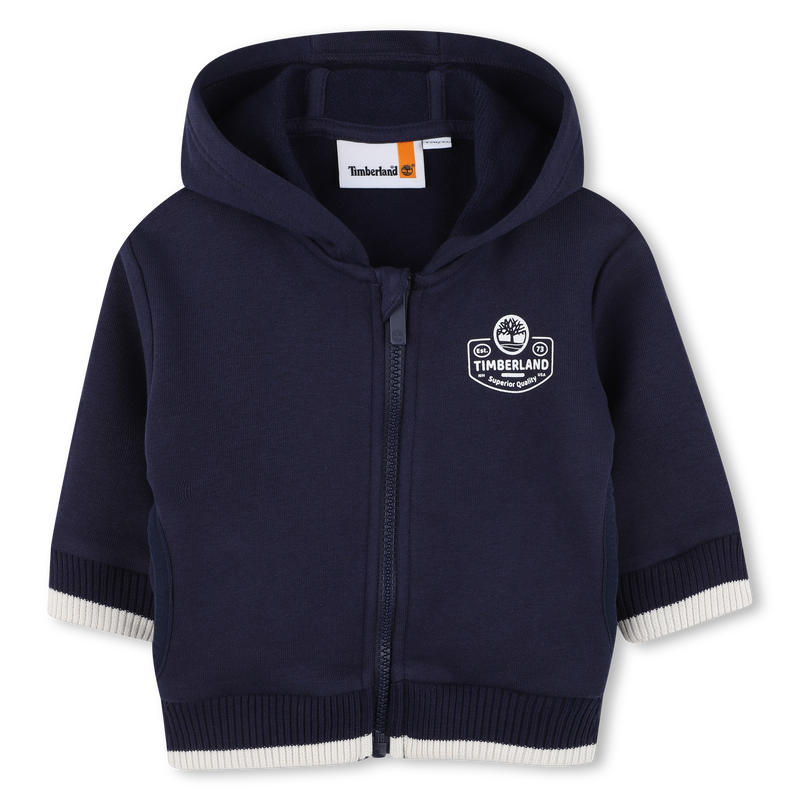 Hooded jogging cardigan TIMBERLAND 
                        BOY